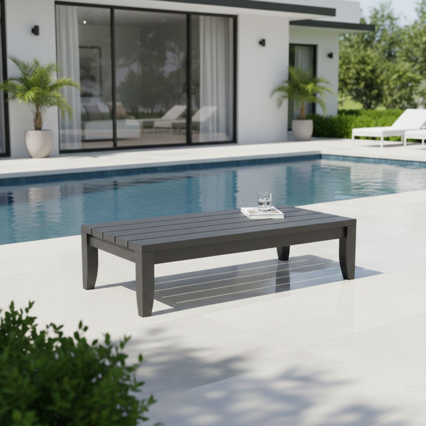CORONADO ALUMINUM COFFEE TABLE