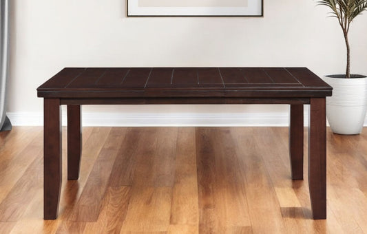 48" Dark Brown Dining Table