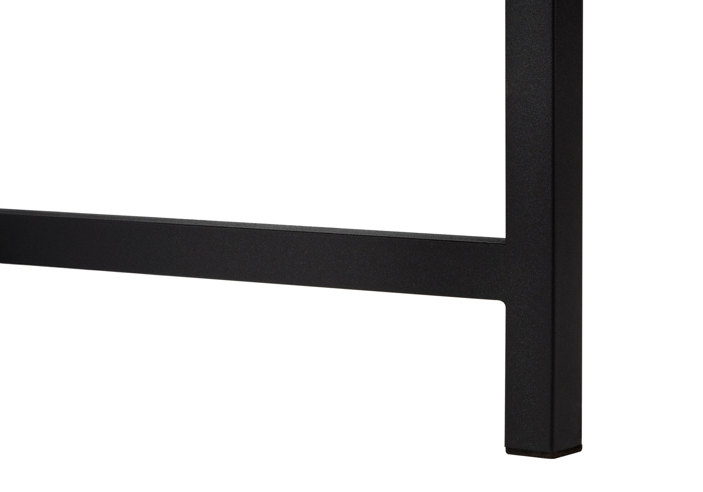 24" Brown and Black Computer Desk With Two Drawers