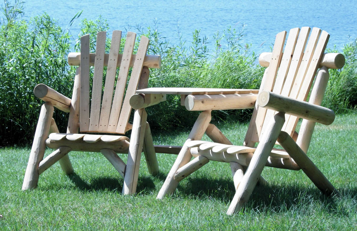 72" X 36" X 39" Natural Wood Visa-Tete