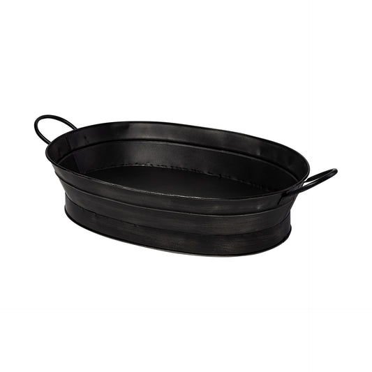 14" Black Metal Basket