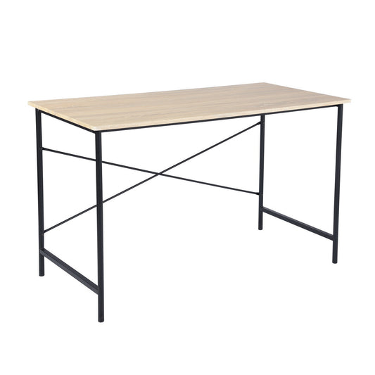 48" Brown and Black Wood Computer Desk