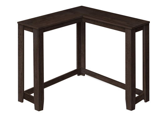 36" Espresso Wood Distressed Frame Console Table