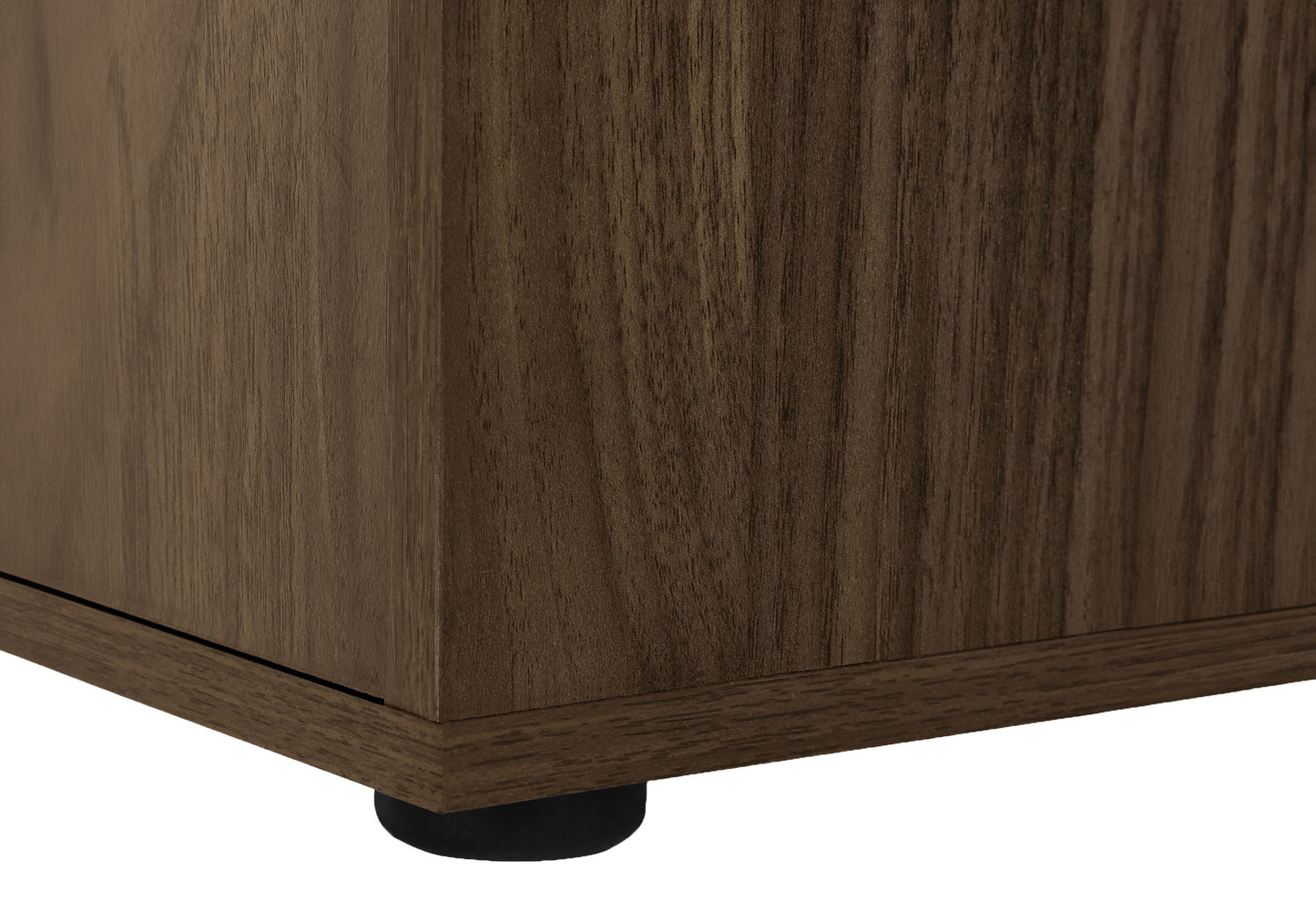 46" Brown Wood L Shape Computer Desk