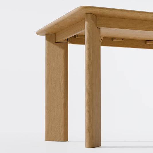 33" Yellow Solid Wood Rectangular Bar Table