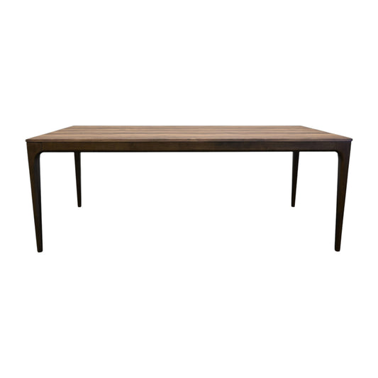 79" Walnut Wood Dining Table