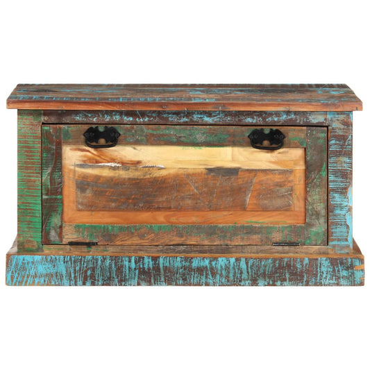Shoe Storage Bench Multicolor Solid reclaimed wood
