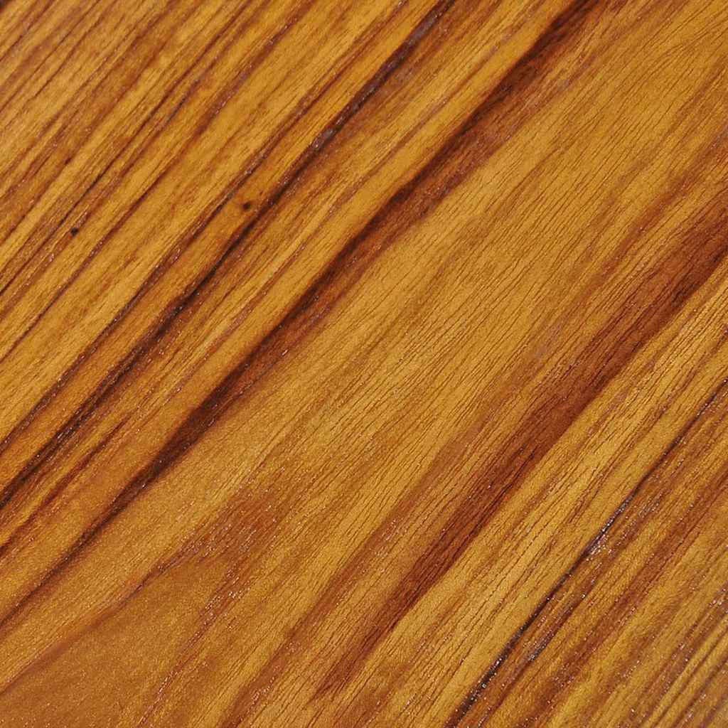 Coffee Table Brown and Blue Teak and Resin 39.4 x 19.7 x 15.7 in