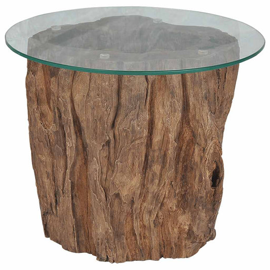 Coffee Table Brown Teak wood Standard Durable Coffee Table