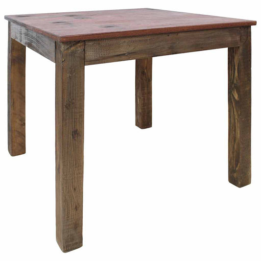 Dining Table Various shades of brown Mixed recycled wood Medium