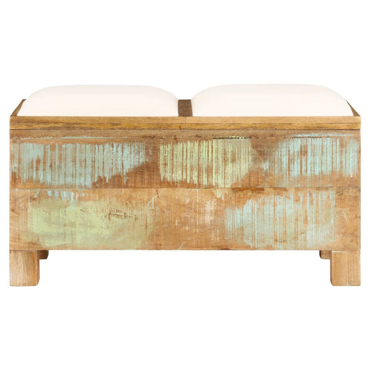 Storage Bench Multicolored with shades of brown