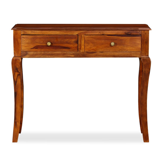 Console Table Acacia Wood Natural Solid Acacia Wood Medium