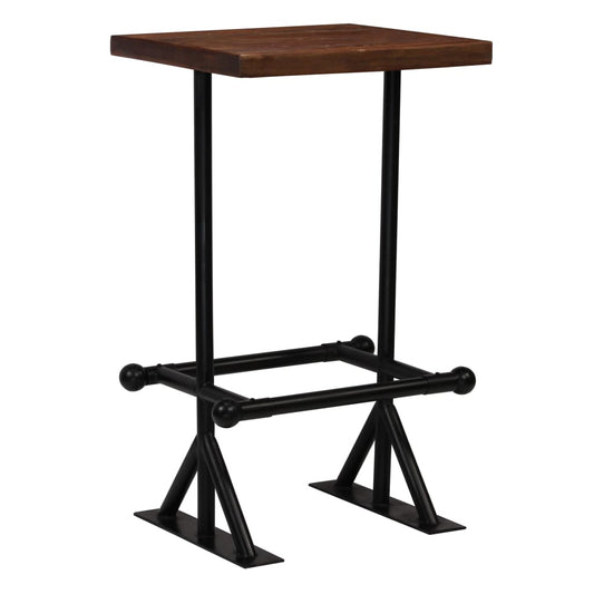 Bar Set Multicolor Solid reclaimed wood and powder-coated steel