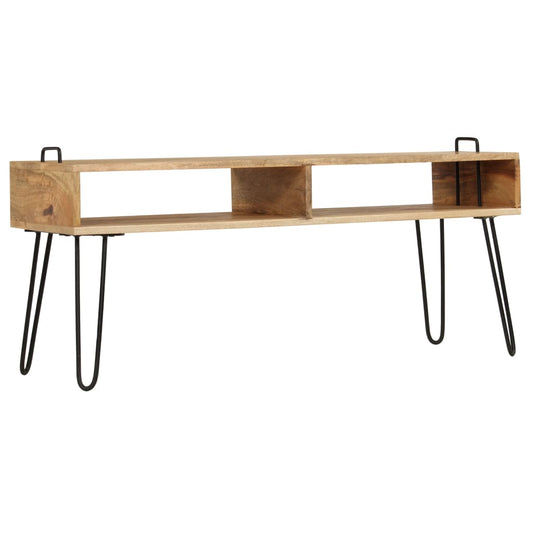 TV Stand Natural wood and black