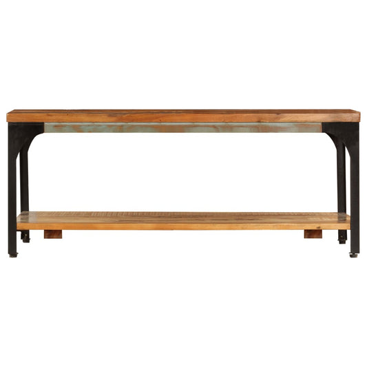 Coffee Table Multicolour Solid reclaimed wood and powder-coated steel