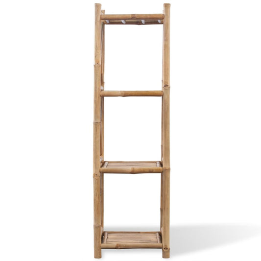 Bookcase Bamboo Compact Shelf Square Tropical Bamboo Shelf