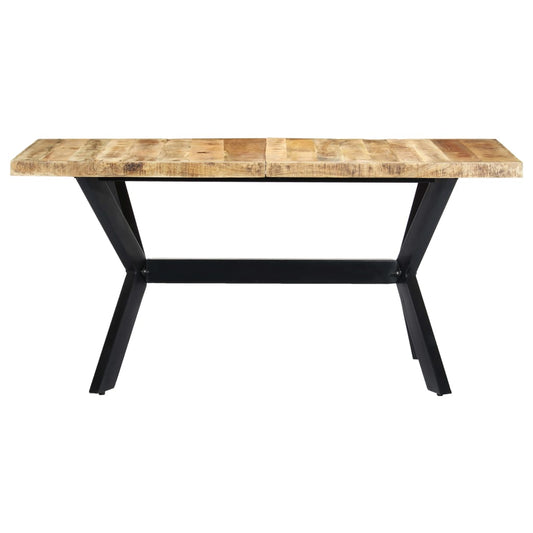 Dining Table Natural Wooden Solid rough mango wood