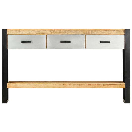 Console Table Brown, Grey and Black