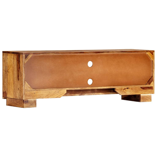 TV Cabinet Brown Solid Acacia Wood Medium TV Cabinet