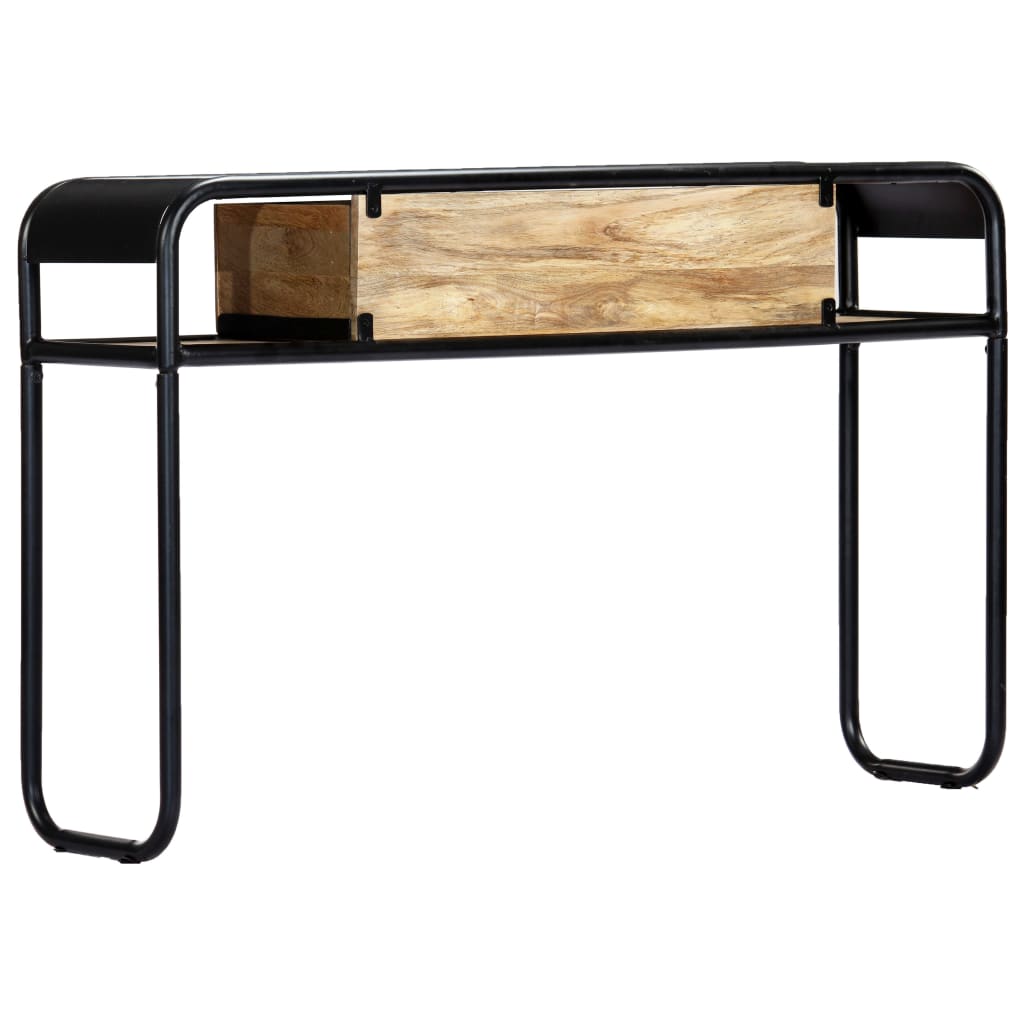Console Table Brown Solid Mango Wood 46.5 in console table