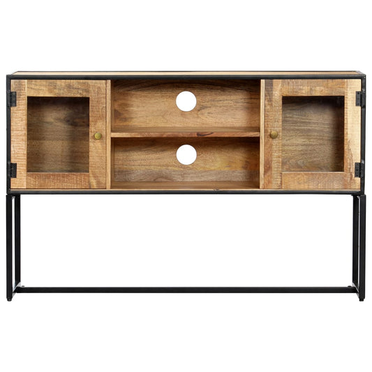 TV Cabinet Varied Solid reclaimed wood, powder-coated steel