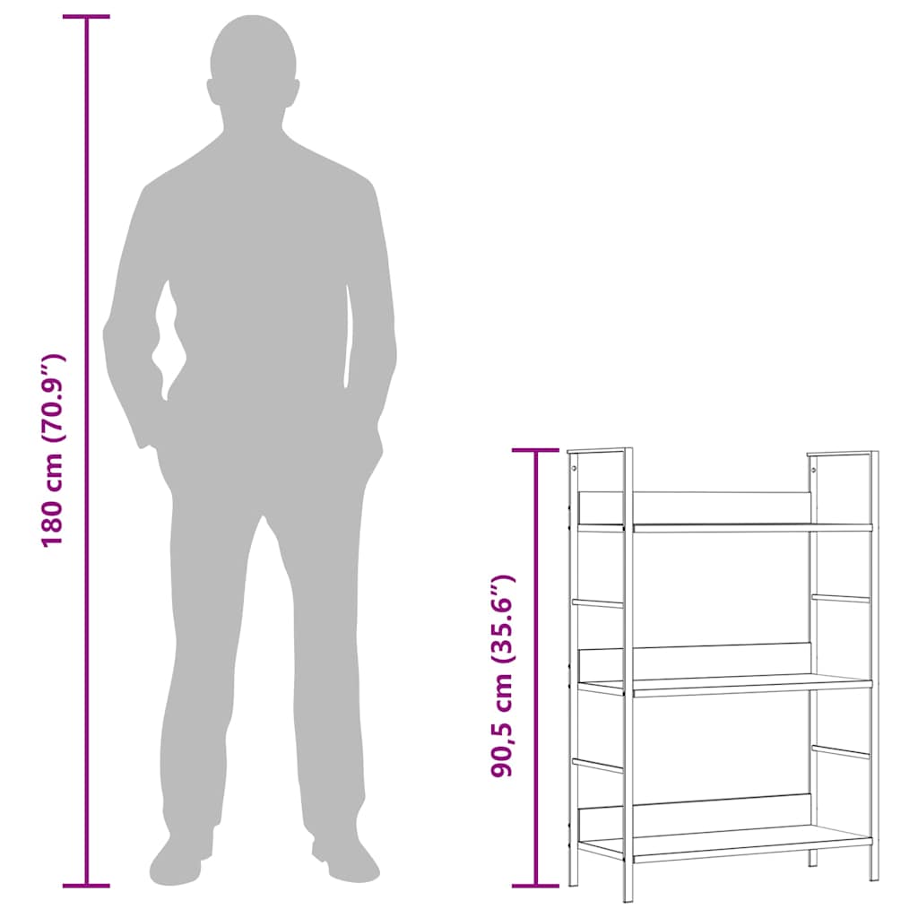 Shelf Cabinet White Engineered wood, steel Medium Bookshelf