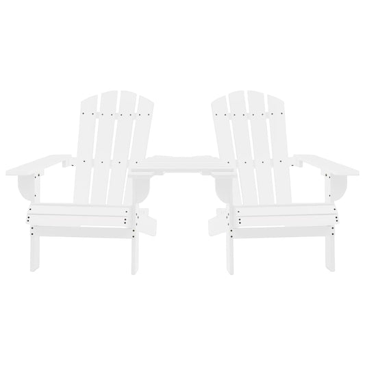 Garden Chair White Solid fir wood Regular Ergonomic