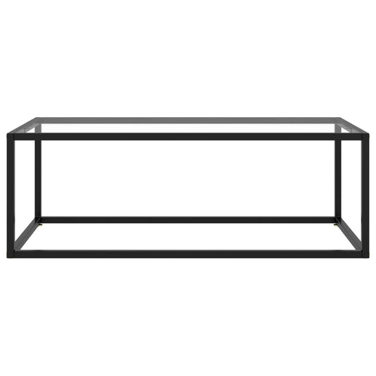 Coffee Table Black and Transparent