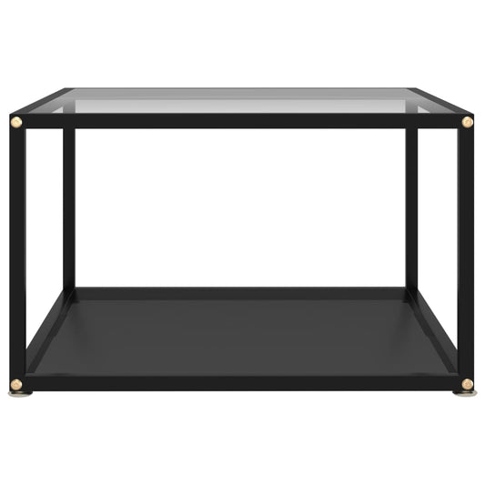 Coffee Table Transparent and Black