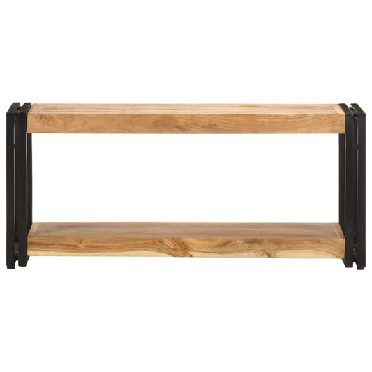 TV Cabinet Wooden tones Solid acacia wood 35.4 in TV Cabinet