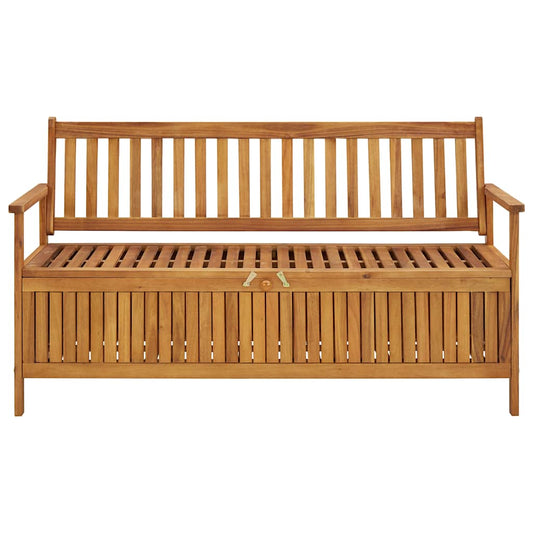Storage Bench Natural wood Solid Acacia Wood Medium Storage Bench