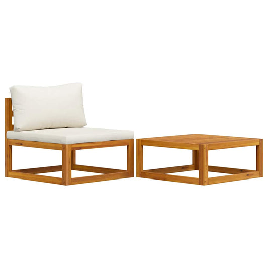 Wooden Sofa Set Cream white