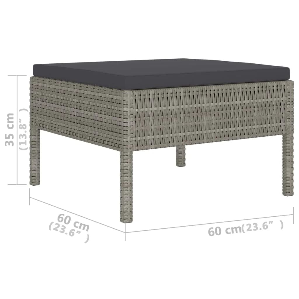 Garden Furniture Set Grey