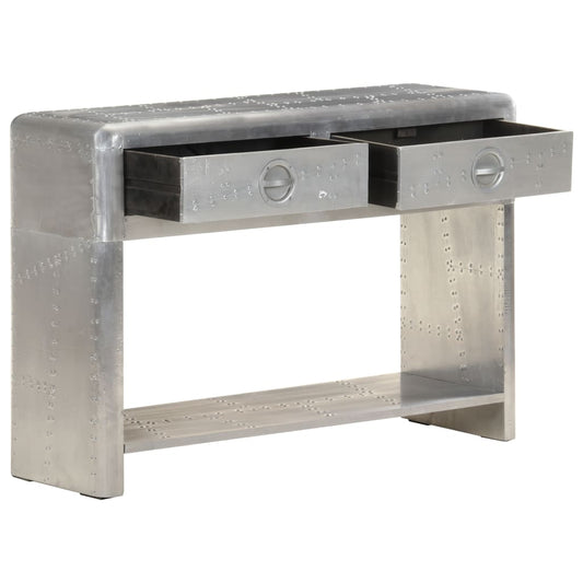 Aviator Sideboard Silver Metal Medium Aviator Sideboard