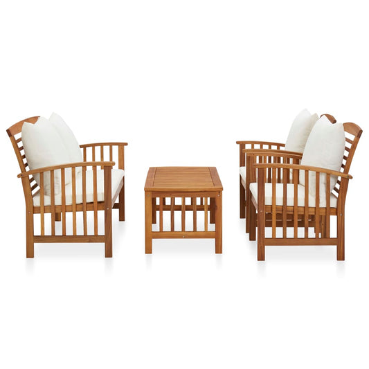 Garden Lounge Set Solid Acacia Wood Large Durable