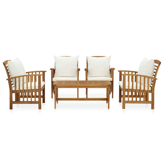 Garden Lounge Set Acacia wood Solid acacia wood Medium Durable
