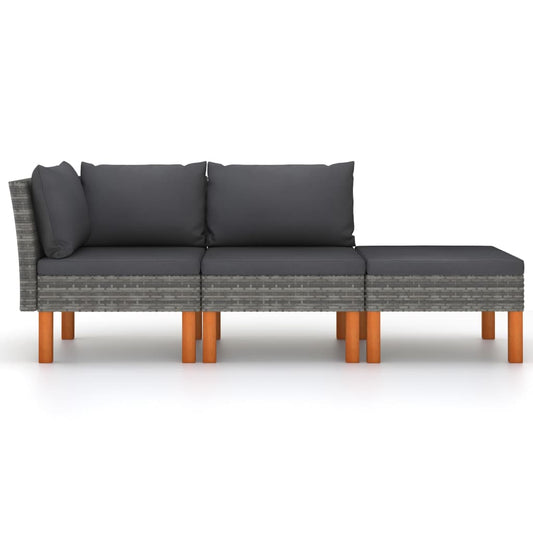 Garden Lounge Set Grey