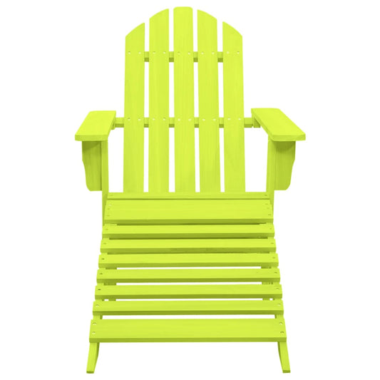 Garden Chair Green Solid fir wood Detachable Garden Chair Other