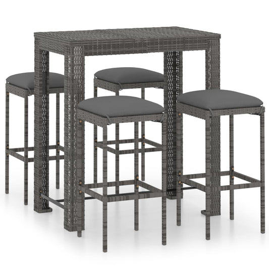 Garden Bar Set Grey