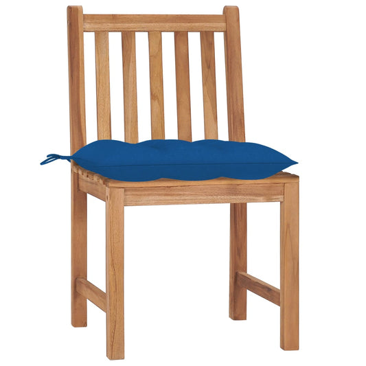Patio Chair Set of 2 Teak Solid Teak Wood Standard Durable