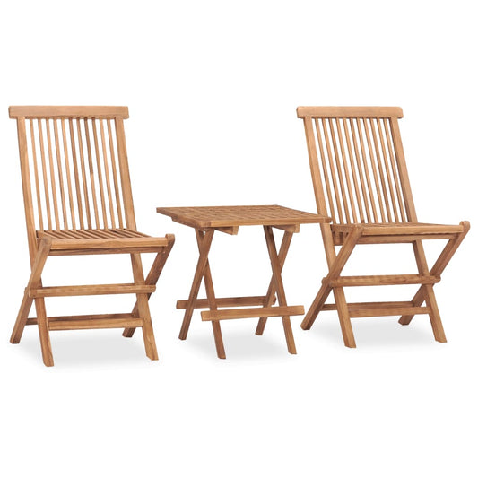 Outdoor Dining Set Teak Fine sanded teak hardwood, 100% polyester