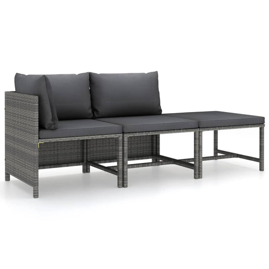 Garden Lounge Set Grey, Anthracite