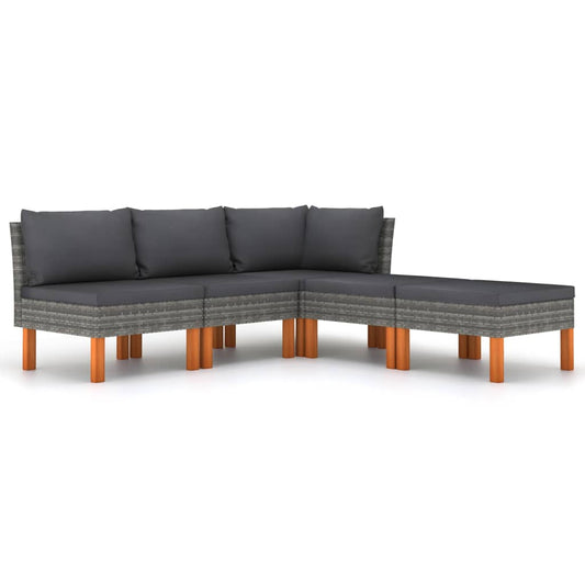 Garden Lounge Set Grey
