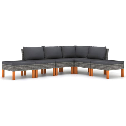 Garden Lounge Set Grey