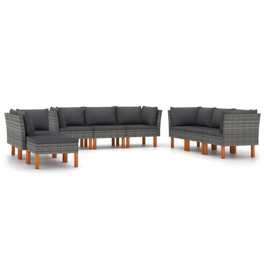 Garden Lounge Set Grey