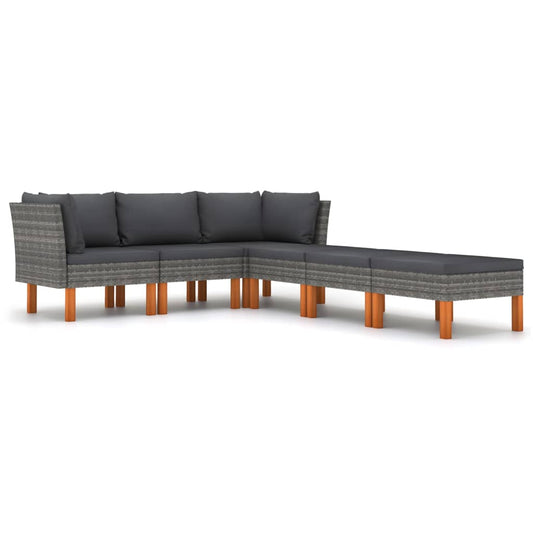 Garden Lounge Set Grey