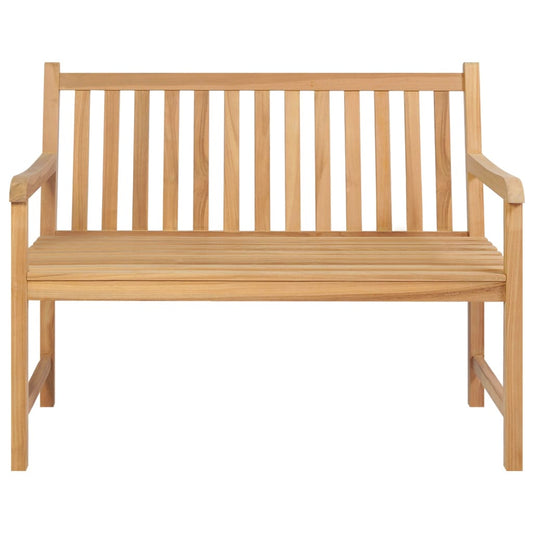 Garden Bench Natural Teak Solid Teak Wood Medium Durable