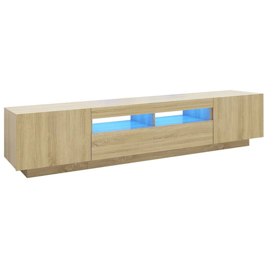TV Stand Sonoma Oak Engineered wood Large Entertainment Center