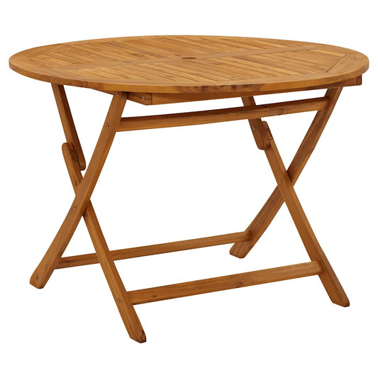 Garden Table Natural wood Solid acacia wood Medium Foldable