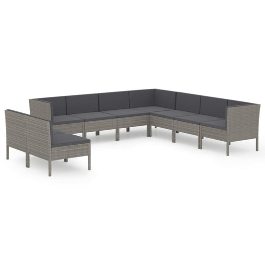 Garden Lounge Set Grey